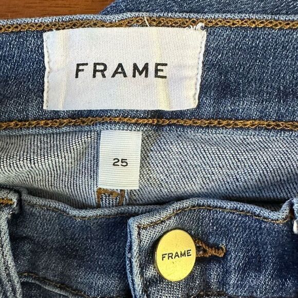 Frame Denim Le High Skinny Jeans Size 25 - Picture 4 of 10